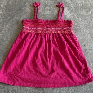 GAP Kids Fuchsia Camisole with Yellow Accents